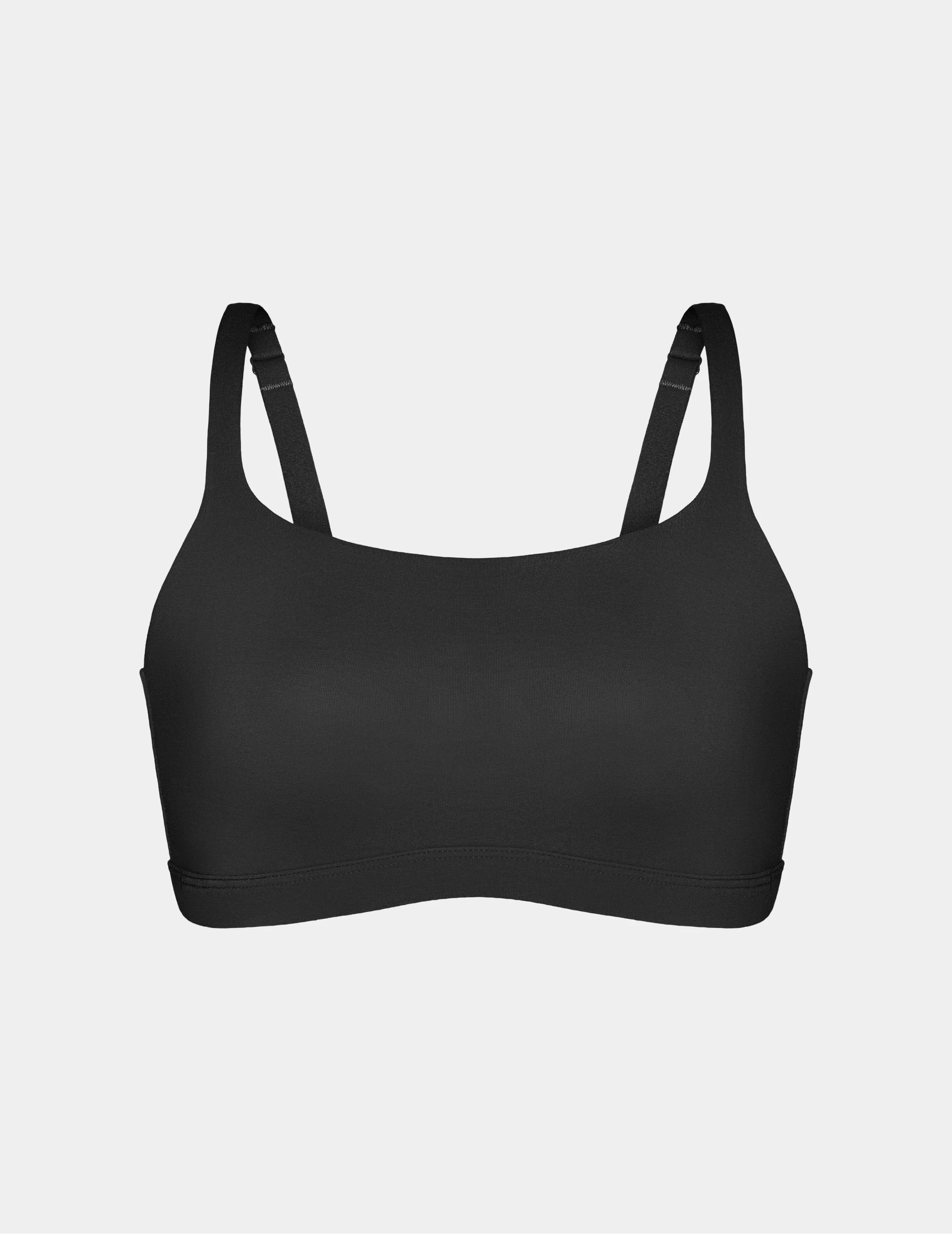On The Go Cotton Scoop Bralette