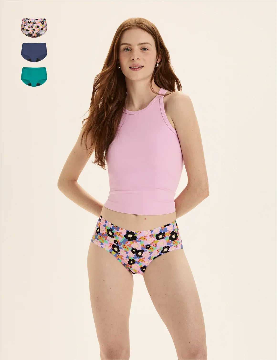 Teen Leakproof UltraThin No-Show Boyshort 3-Pack - Last Call