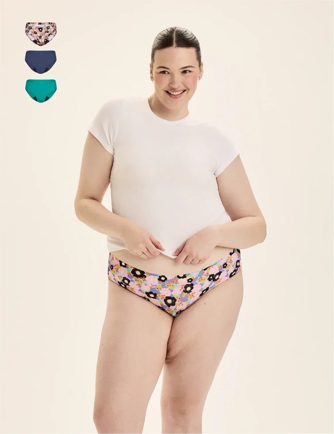 Teen Super Leakproof® No-Show Bikini 3-Pack - Last Call