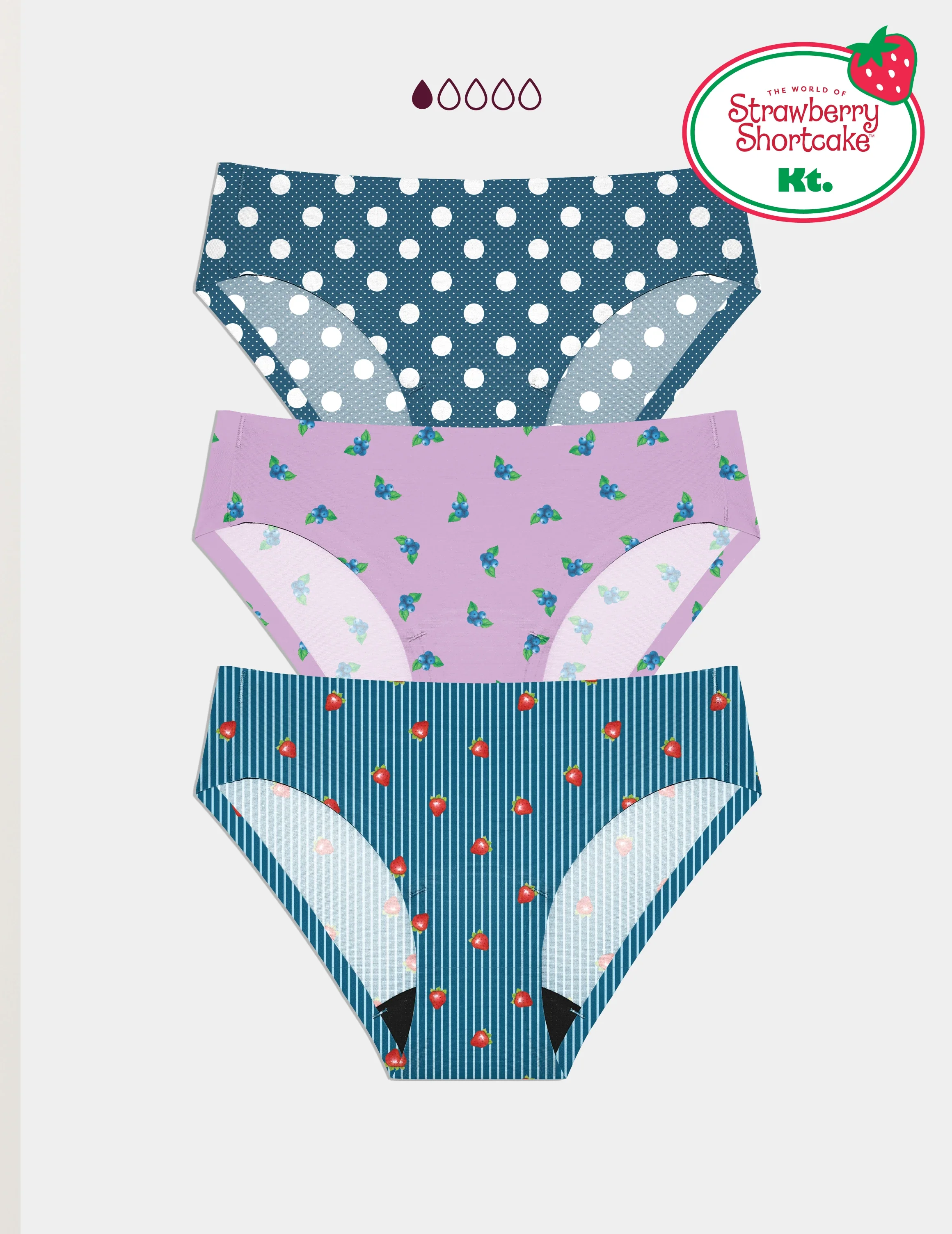 Teen Light Leakproof No-Show Bikini 3-Pack - Image 21