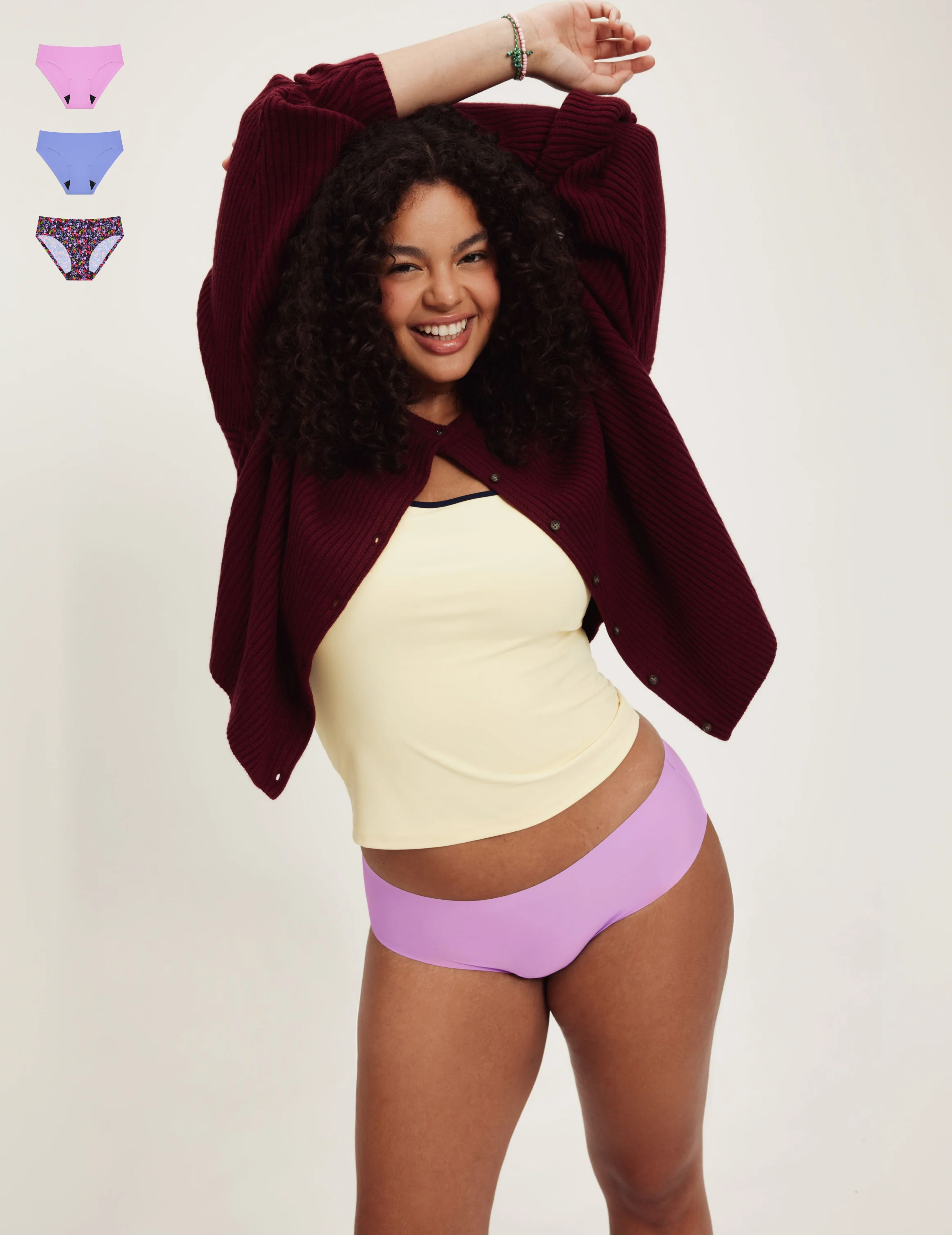 Teen Light Leakproof No-Show Bikini 3-Pack - Image 26