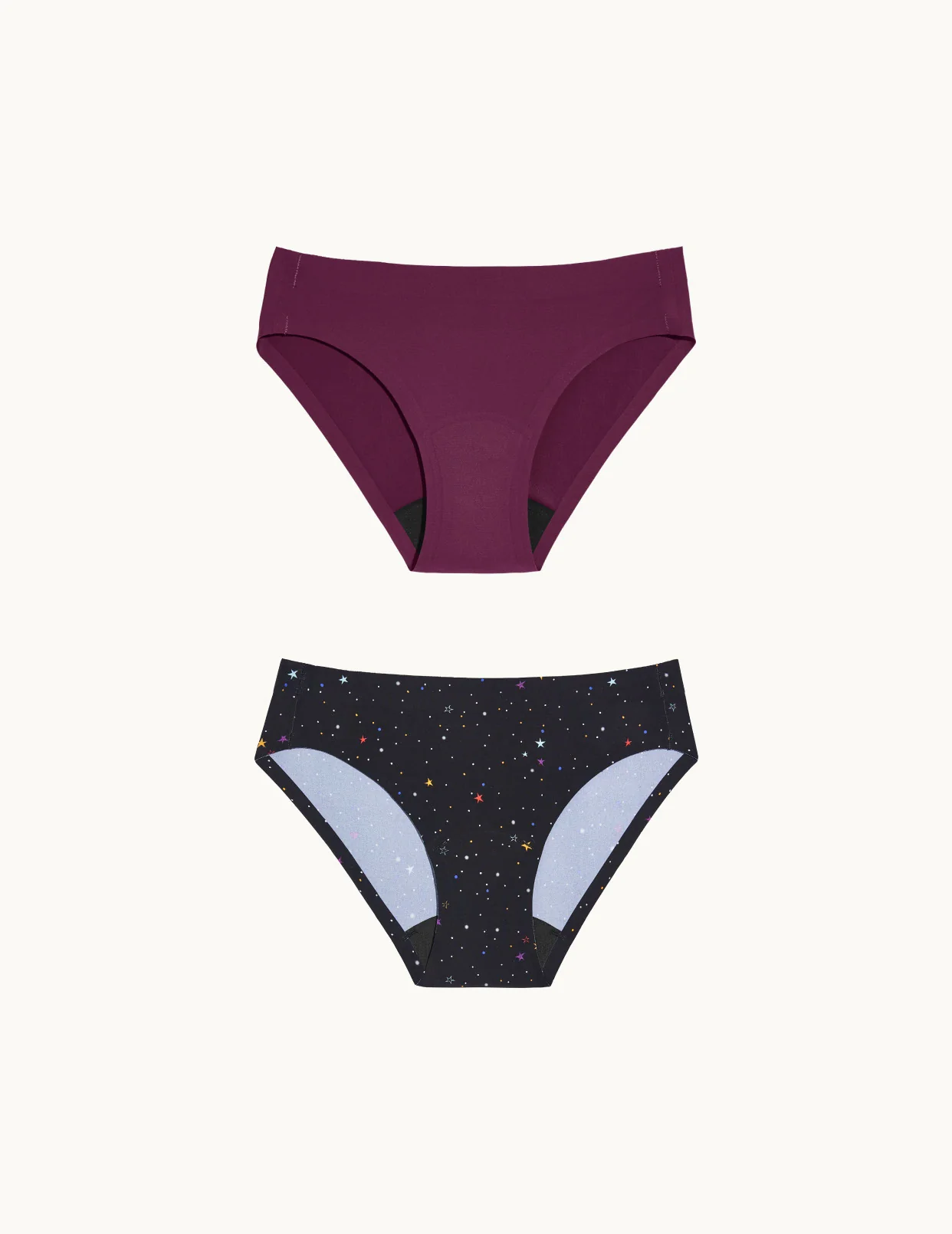 Teen Light Leakproof No-Show Bikini 2-Pack - Last Call - Image 2